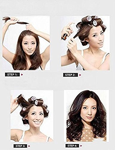 Ролери за коса самостојно држење ролери за фризури за коса Дизајн на коса, леплив стил на прилепување за DIY или салон за коса од страна на големиот