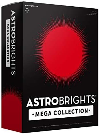 Мега колекција Astrobrights, Mega колекција во боја на картони и Astrobrights, Mega Cardstock & Astrobrights Mega Collection, обоен
