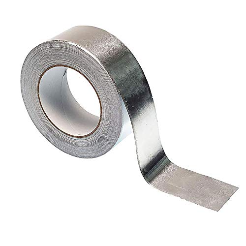 Аломн засилена алуминиумска леплива лента за лепило, 50мм x 20 метар отпорна на топлина, алуминиумска запечатување лента за изолација