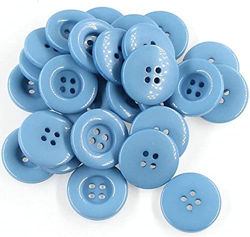 Копчиња со 4 дупки 1 инчи големи копчиња за црна смола за шиење занаетчиски копчиња од 25 мм најголемиот дел за детските DIY рачно изработени