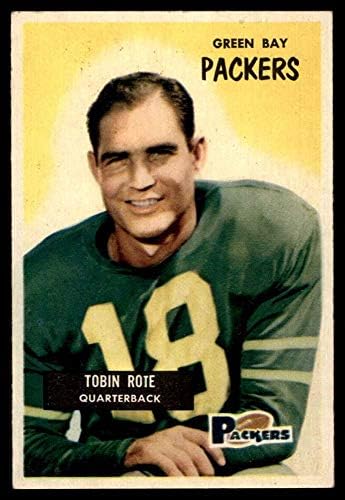 1955 Bowman 74 Tobin Rote Green Bay Packers Ex/Mt Packers Rice