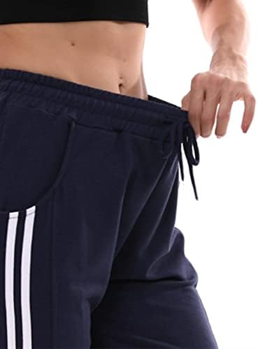 Caidенски женски каприци за џемпери на капри панталони со џебови со џебови capri џогери капри јога панталони за тренингот за