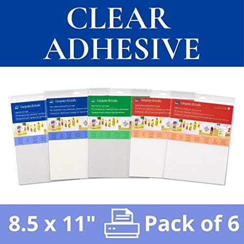 Grafix KCAI811-6 Clear Leadive Inkjet Print Film 8.5x11 6pk, 8,5 x 11