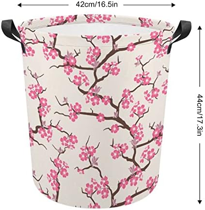 Цветање на цреша цвеќиња за перење на цреша го спречува слободното коло со рачки што може да се сруши облека за облека за облека за дневна
