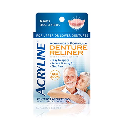 Acryline Advanced Formula Fulture Reliner - Поставете и затегнете ги протезите/и за горните и долните протези/лесната примена