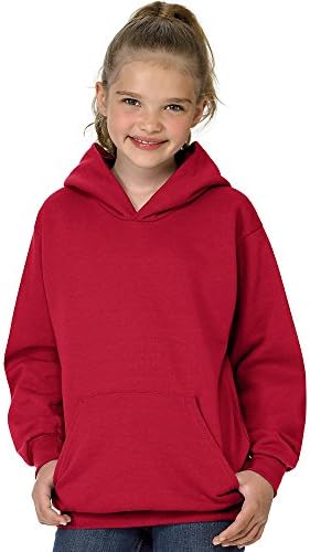 Hanes Youth Comfortblend Ecosmart Pullover Hoodie_Deep Red_L