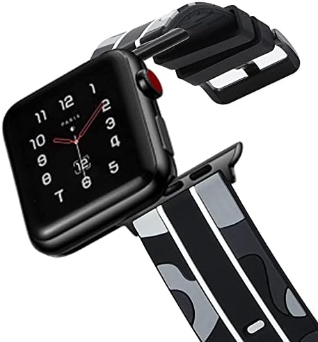 Заменски опсег за часовници компатибилен со Apple Watch 44mm 40mm 42mm 38mm Soft Sport Premium Silicone Watch Strap ленти за iWatch Sery