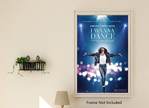 Xihoo Whitney Houston: Сакам да танцувам со некој постер 11x17, нерамиран