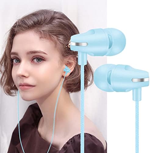 Жични ушни уши со микрофон во уво ергономски бучава што ги лансираат ушите со 3,5 мм приклучоци за слушалки опкружувачки звук
