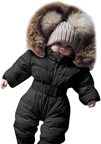 Момче бебе палто скокање топла девојка зимска новороденче јакна за надворешна облека со аспиратор ромпер момчиња снег костуми
