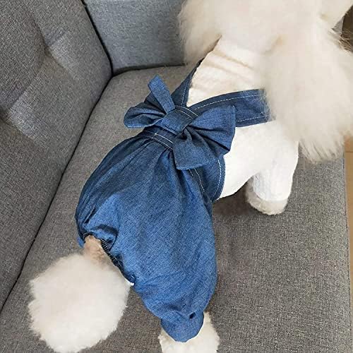 Јалин миленичиња памук тексас фармерки сина лента целокупна фустан лето тенок тексас целокупна здолниште мачка куче дневна