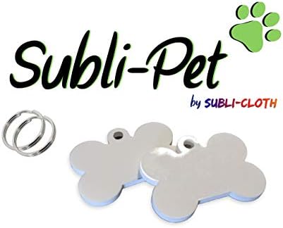 Субли-Миленичиња Прилагодлива Сублимација Пет Плоча со Субли-крпа-Куче пакет х 10 единици