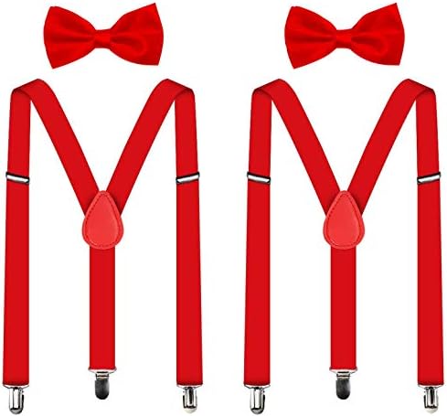 Суспензии за мажи, жените прилагодливи ја суспендираат лак -вратоврската поставена цврста боја y форма