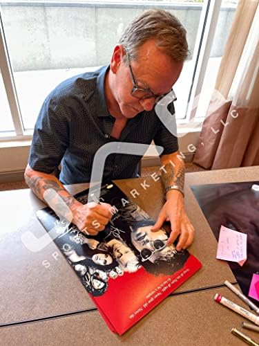 Кифер Сатерленд потпиша испишана врамена 8x10 Фото ЈСА сведок Стенд покрај мене Аце