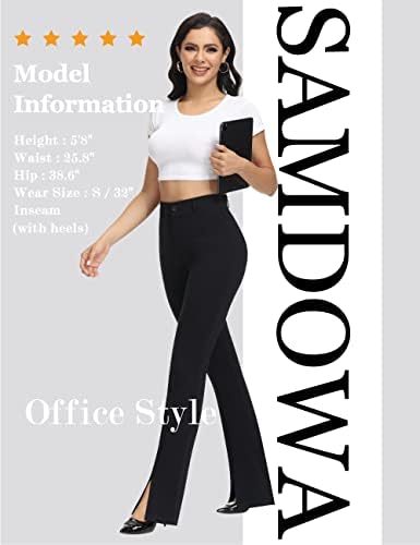 Samенски тенок панталони за фустани со женски тенок капри, затегнати работни панталони за жени, деловни панталони со високи половини,
