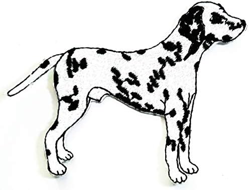 Закрпи на нипитшоп црно куче лабрадор миленичиња кучиња цртани деца деца извезени апликации за лепенки за лепење шива железо на