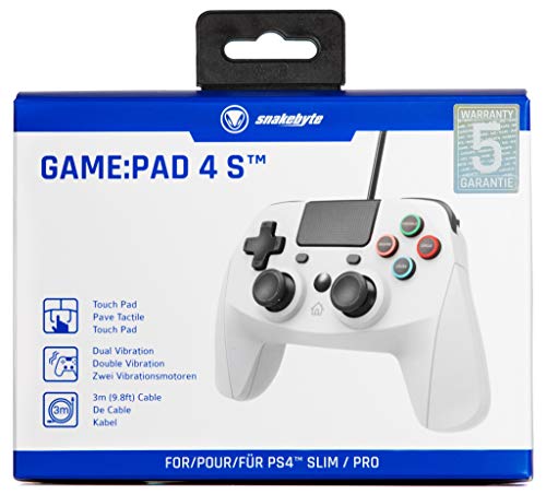 Игра Snakebyte: PAD 4 S - Grey - За употреба со PS4/Slim/Pro - PlayStation 4