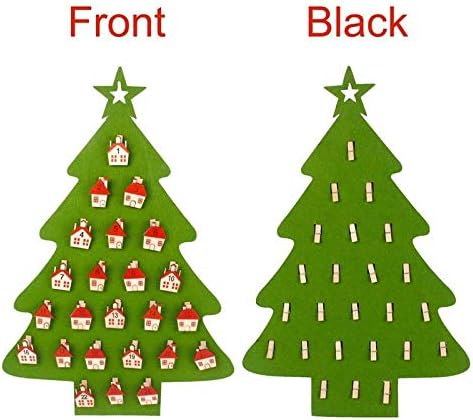 Абаодам Виси Чувствува Божиќното Дрво Календар Одбројувањето До Божиќ Доаѓањето Календар За Деца Божиќ Украси