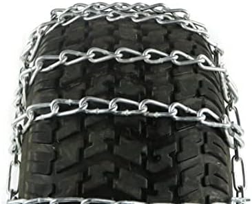 Продавницата РОП | 2 ланци на гуми за гуми и затегнувачи на линкови за Yamaha Rhino 26x10x12, 26x11x12 гуми