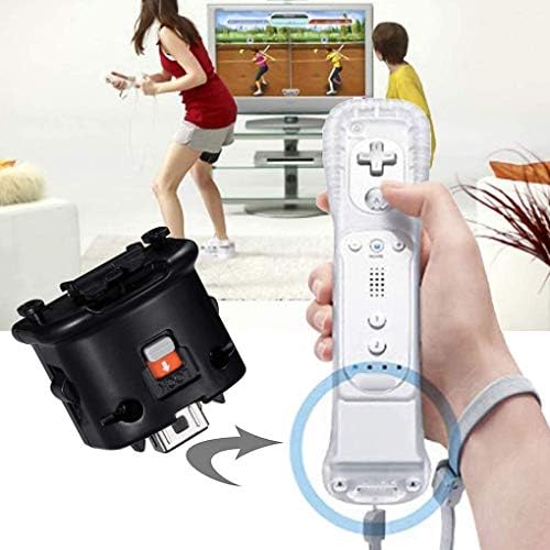 Adapter Bullbull Wii Plus Адаптер, Ацекентирач на контролор на прицврстување на сензорот за движење за далечински управувач со Wii
