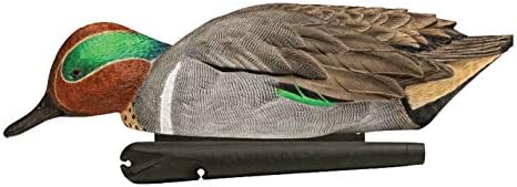 Topflight Topflight Green-Winged Teal Turable Ultra Realistic лебдечки лов на патки, пакет од 6, AVX8081