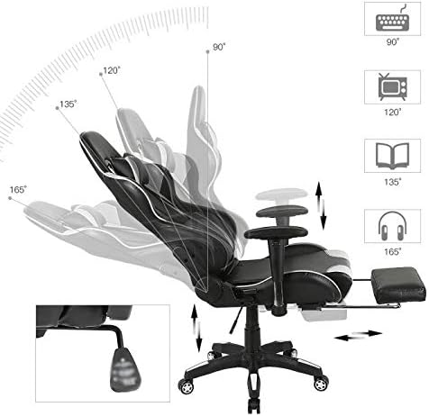 Хнкдд Гејмерски Стол Безбеден Издржлив Канцелариски Стол Comfortableономски Кожен Удобен Стол За Игри Компјутерски Столчиња