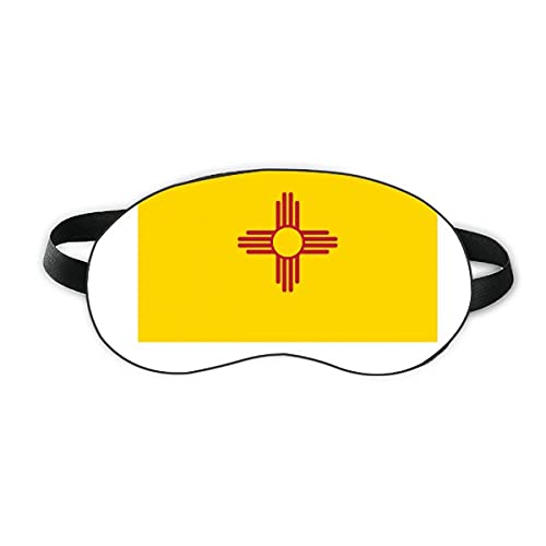 Контури на американско државно знаме Ново Мексико за спиење на очите на очите мека ноќно следење на сенка на сенка