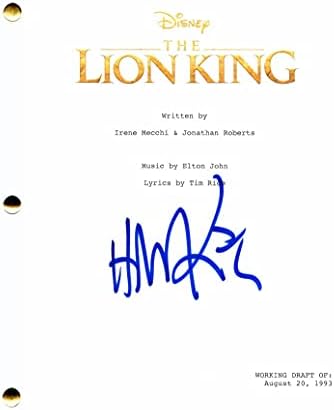 Ханс Зимер потпиша автограм на целосен филмски скрипта на Лав Кинг - композитор за победнички филм за Оскар, многу ретко - возење Мис Дејзи, денови