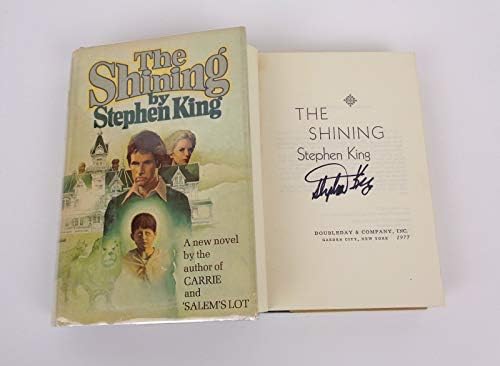 Стивен Кинг Потпиша Автограм Блескаво 1 Издание/1 Печатење Р49 Книга Со Тврд Повез