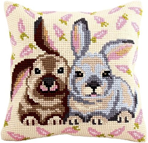 Колекција D'Art Cross Stitch Cushion Kit: Flopsy & Mopsy