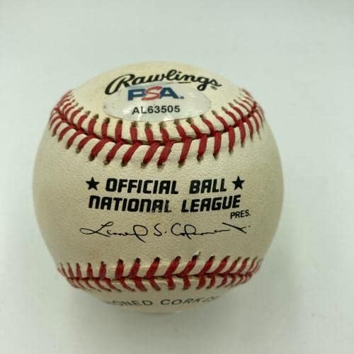 Вили мејс Потпиша Автограм Официјален Националната Лига Бејзбол ПСА Днк Коа-Автограм Бејзбол