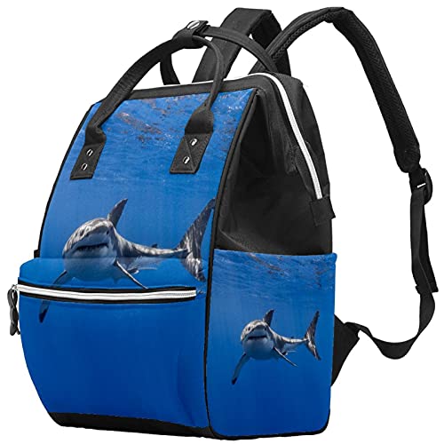 Торба за Торби за Пелени делфин Торби За Мумии Ранец Со Голем Капацитет Торба За Пелени За Нега На Бебиња