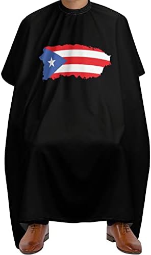 Порторико Знамиња Рикан Бербер Коса Сечење Кејп Водоотпорен Фризура Кејп Со Прилагодливи Затворање Предвремени Фризерски Боење Перминг