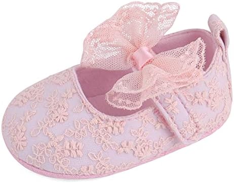Бебе Девојки Принцеза Bowknot Мека Единствена Крпа Креветчето Чевли Патики