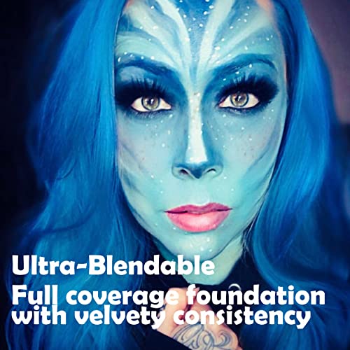 CCBeauty Professional 36 бои комплет за боја на лицето, најголем нетоксичен хипоалергичен неонски неонски палета за сликање на лице, поставена
