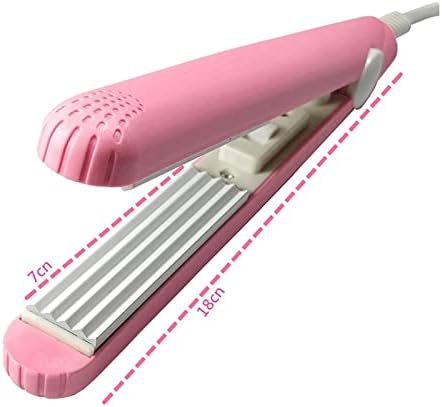 Vogue Mini Iron Iron Pink розова брановидна плоча Електрична алатки за моделирање на виткање со виткање со виткање