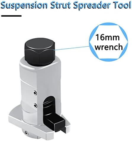 Алатка за распрскувач HNEEKYR STRUT 16 mm Надвор од хексагон 5.0-10.5 mm алатка за суспензија компатибилна со Audi Volkswagen BMW Car Strot Shock
