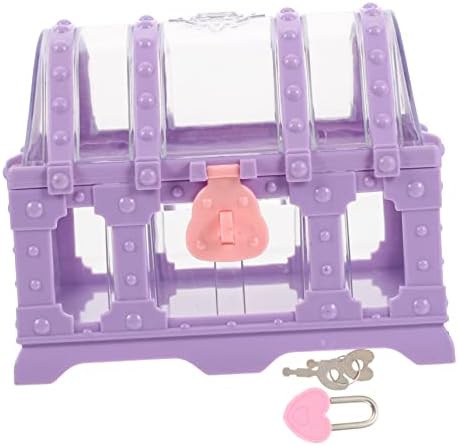 Magiclulu 4pcs кутија богатство градите пластични играчки деца реквизити виолетова