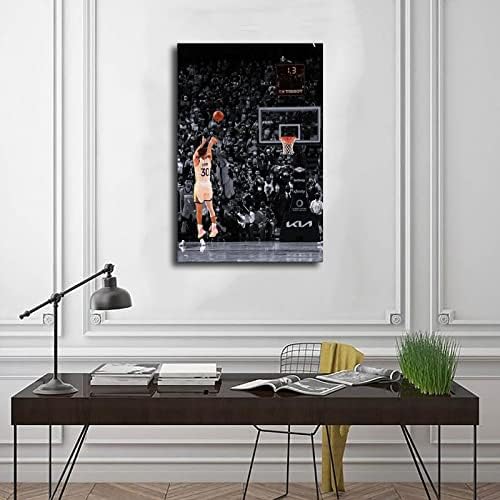 Постер за кошаркар на Камуф за wallsидови платно кошаркарска wallидна уметност печатена понуда потпишани постери за момчиња спална соба