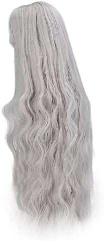 Перика за кукли BJD, BJD Doll Wavy Hair Fine направена сребрена сива непречено за DIY