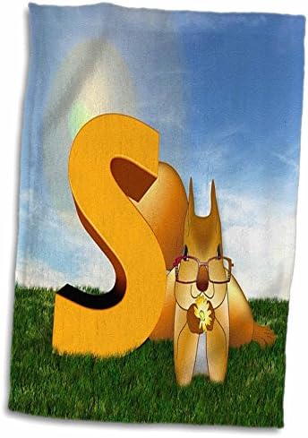 3drose Флорен - Детска уметност IV - Печатењето на симпатична S е за верверица - крпи