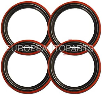 Атлас 13 Црн и црвен ид wallиден гумен диск круг прстен за прстен на гума за гуми од 4