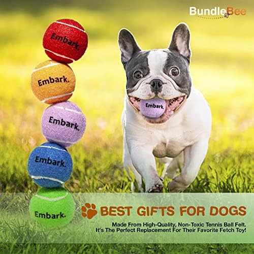 Шарени Пискливи Тениски Топчиња За Мали Кучиња И Кученца - 1,5 Инчи-6 Пакети-Играчки За Обука На Кучиња За Позитивно Засилување, Интерактивни