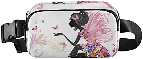 Самовила елф пеперутка девојка фани пакувања за жени фани пакет за мажи со појас торба крстовички пакувања за жени кои работат