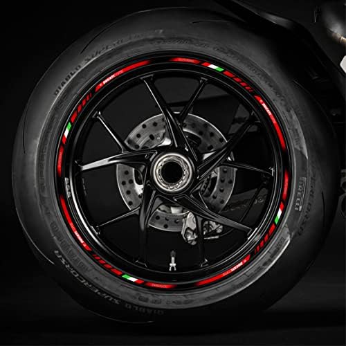 Налепници на тркала, рефлексивни решетки за ленти, мотоцикли ленти тркала раб на налепници рефлексивни ленти за Ducati 659 696