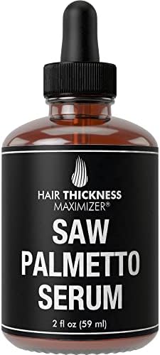Видов Палмето Масло За Раст На Косата. Задебелување На Косата + Навлажнувачки За Жени, Мажи. Вегански Третман На Серумски Скалп