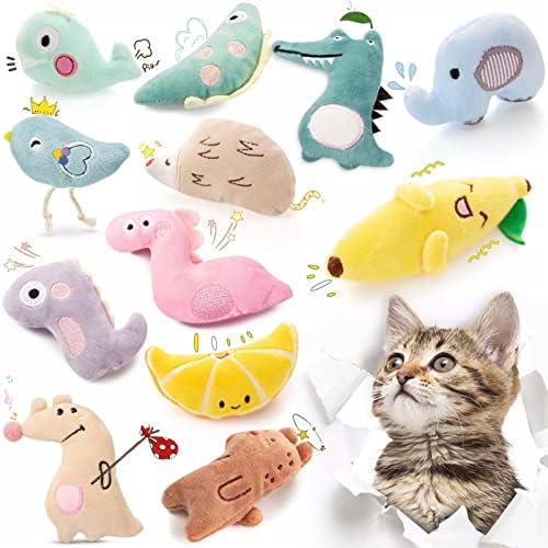 Dijiaxie Cat Toys Cat Toy Toy Catnip Interactive Plush Puled Chew Claw Claw Смешна мачка нане мека заби играчка играчка за мачки мачиња миленичиња
