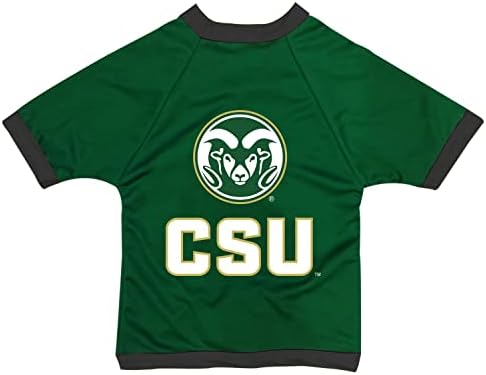 NCAA Колорадо Државен Рамс колегиум памук ликра кошула со кучиња