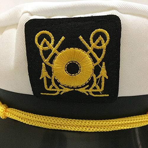Toddler Hats Girls 2T-4T Yacht Sailor Gold White Bip Cap Boat Boat Navy Baseball Caps Taln Skinny Top Hat