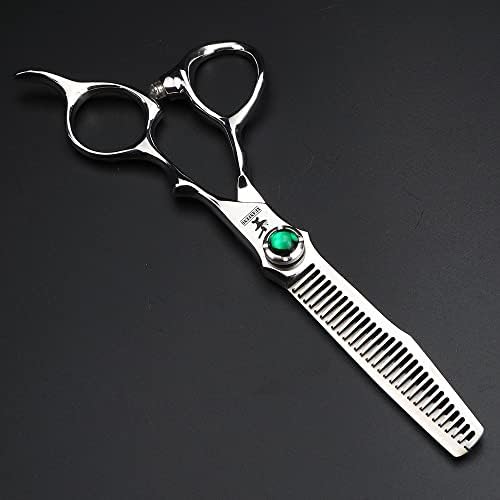Xuanfeng смарагдни ножици за коса 6 инчи бербер професионални ножици за сечење и ножици за слабеење Јапонија 440C челични ножици, погодни